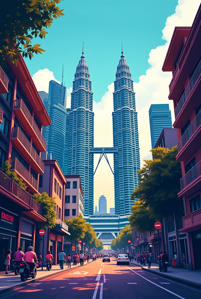 mayalsia kuala lumpur book cover size a4
