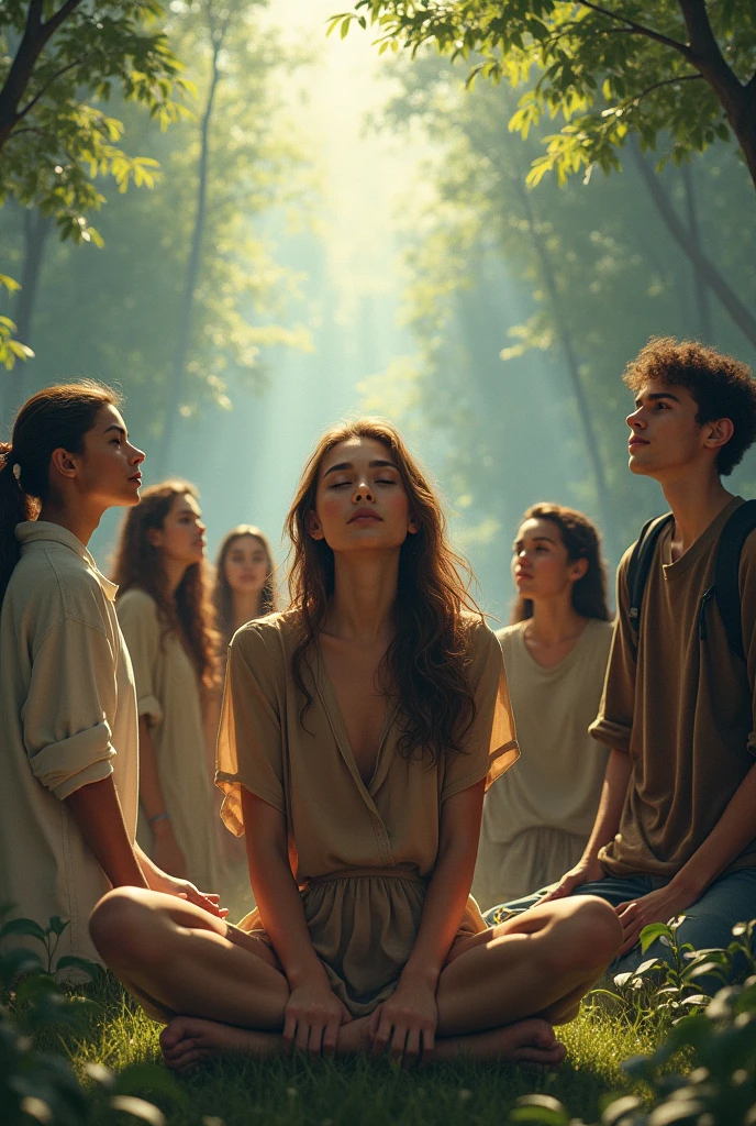 Teenagers seeking God