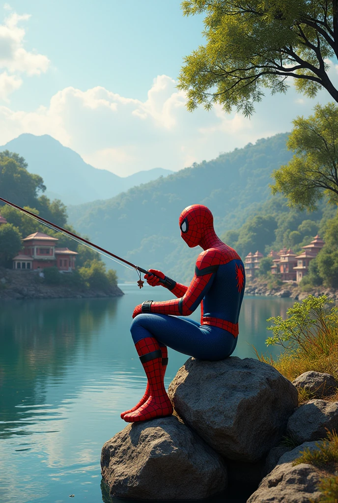Spider man fishing ni india