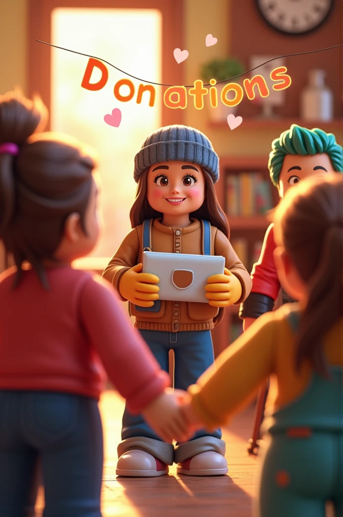 An image that says donationstay with roblox characters