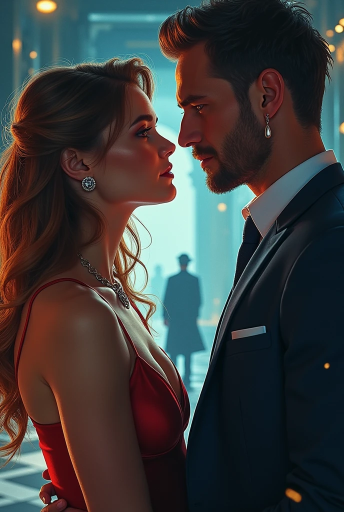 Book cover to romance about bank robbery.