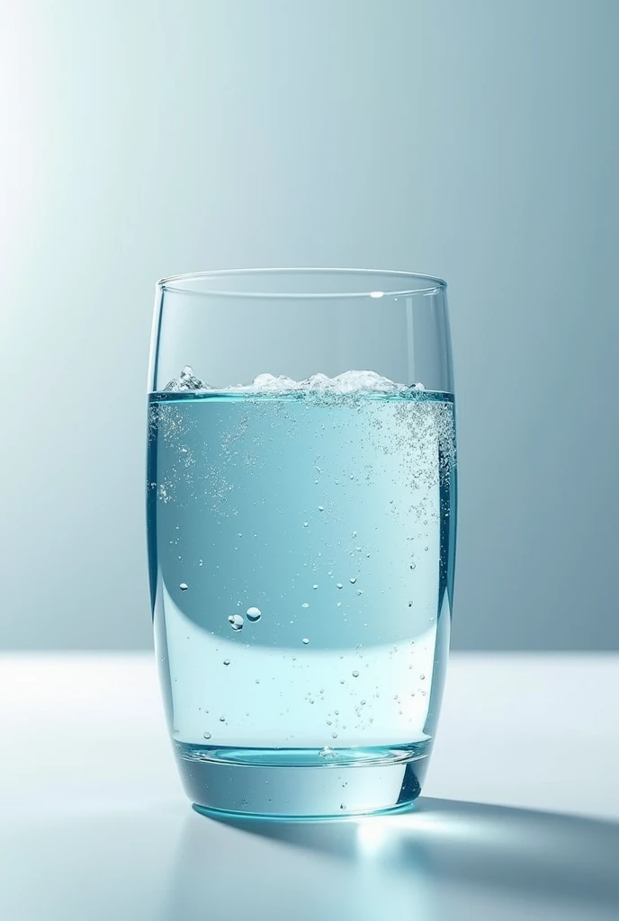 Photo of a glass filled with water