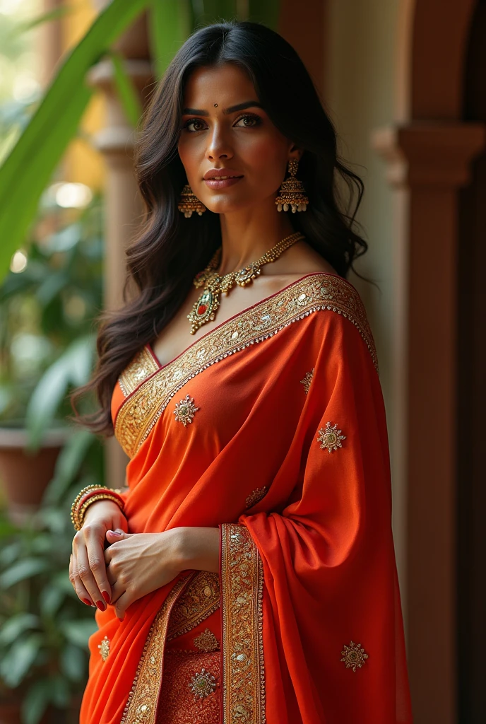 Hot saree women milf