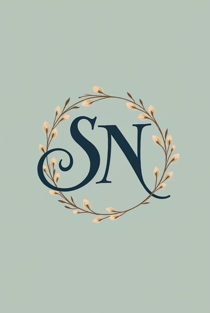 make me a logo of travel or tour that the company name is SERENE NOIR inspired by the Korean drama of HOTEL DE LUNA inspired only, don't change the name of SERENE NOIR and make it calm vibe and relaxing vacations vibe, better if the initials only in a cursive letters