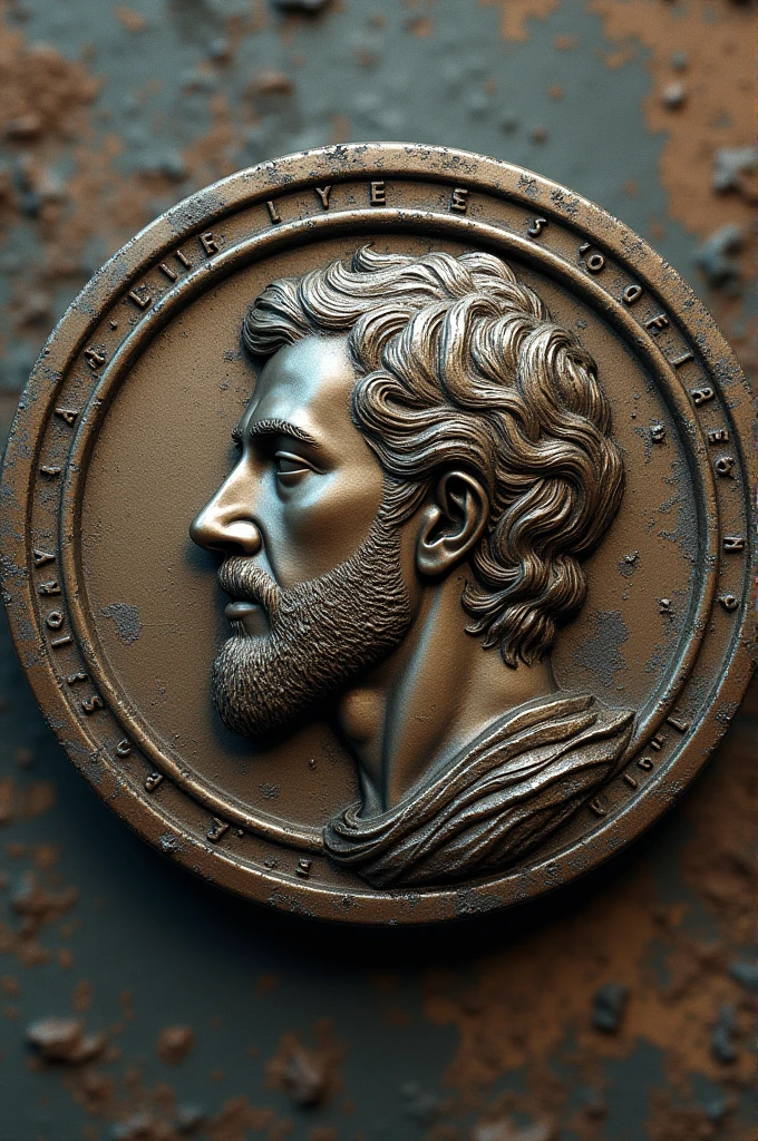 Old coin with BFS
