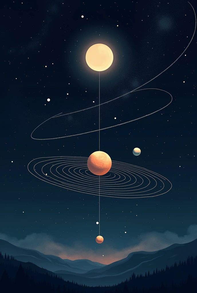 Law of universal gravitation make sure it easy to draw too