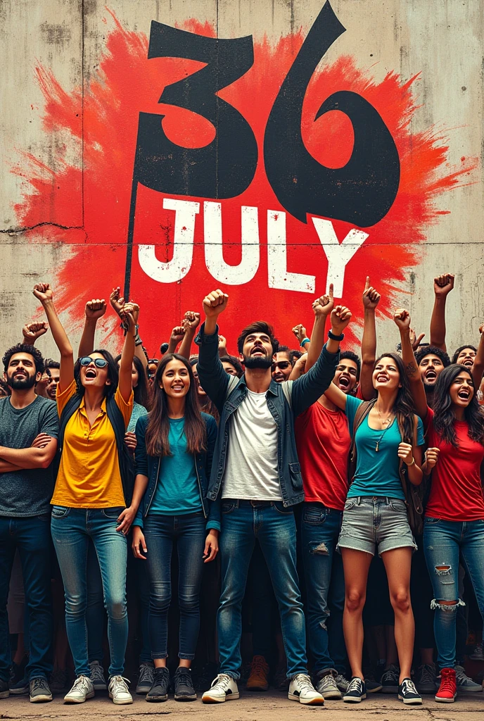 36 July লিখা ছাত্র আন্দোলন ওয়াল পিক