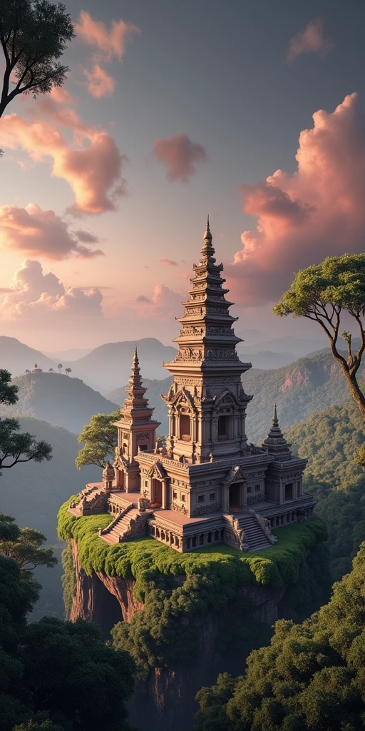 (Isometric 3D),(masterpiece), (Extremely detailed CG unity 8k wallpaper), (best quality), (Best Illustration), (Best shadow),, Lovely , Balinese temples, Moss covered round radish house, ,Octane Rendering,Ray Tracing,Extremely detailed
