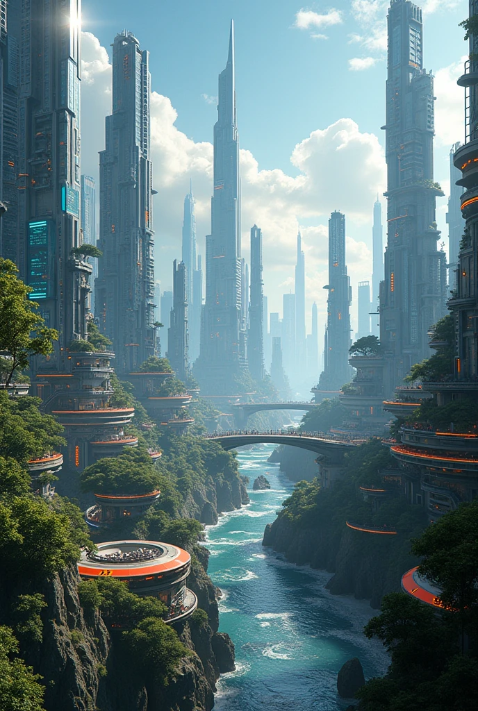 A technologically advanced world