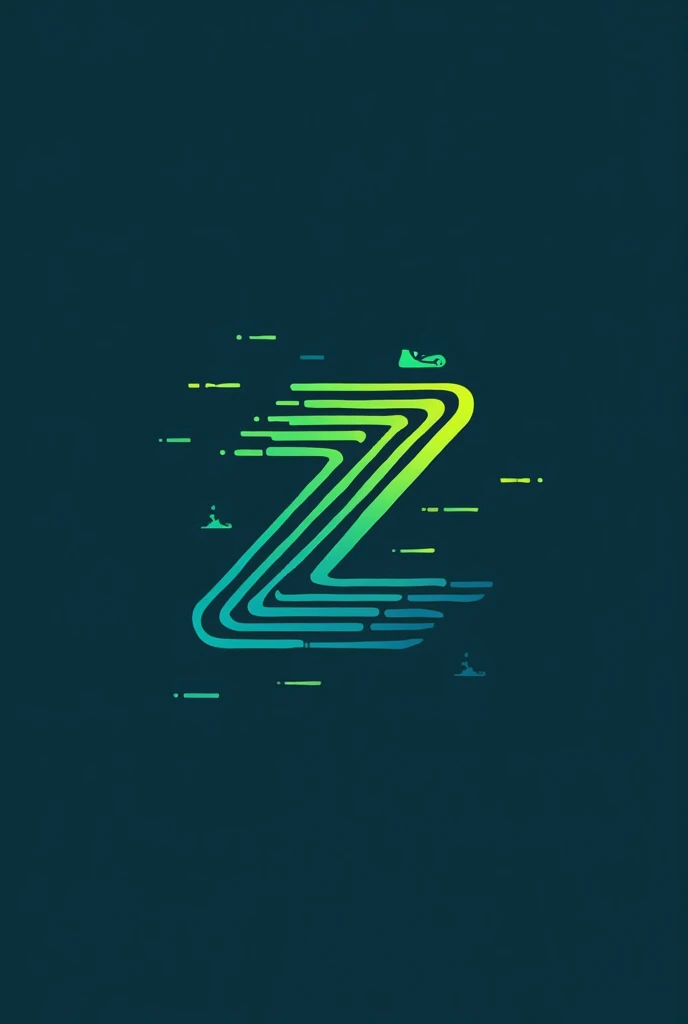 Design a modern and dynamic logo for a running brand named 'ZHEG'. The logo should incorporate elements that evoke speed, movement, and endurance, reflecting the spirit of running. Use bold and sleek typography for the brand name, integrating subtle graphic elements like a running shoe, a track, or a heartbeat line to emphasize the athletic nature of the brand. The color scheme should be energetic and vibrant, with shades of blue or green, representing vitality and strength. The design should be versatile enough to work on various platforms, including apparel, websites, and social media