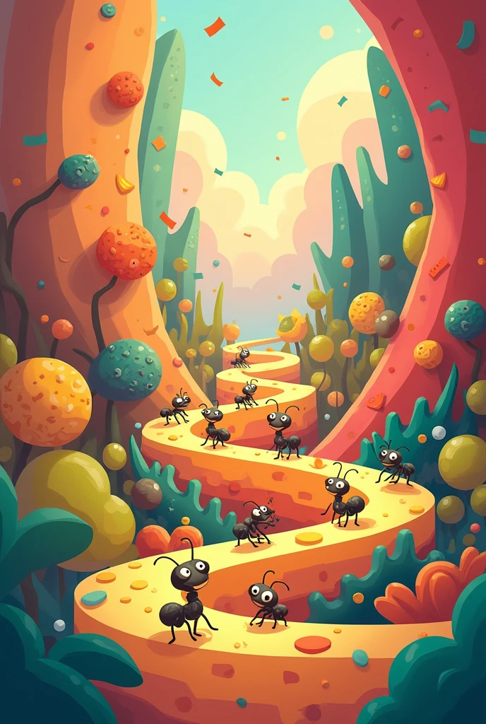 Ant cartoon maze, ??? activities