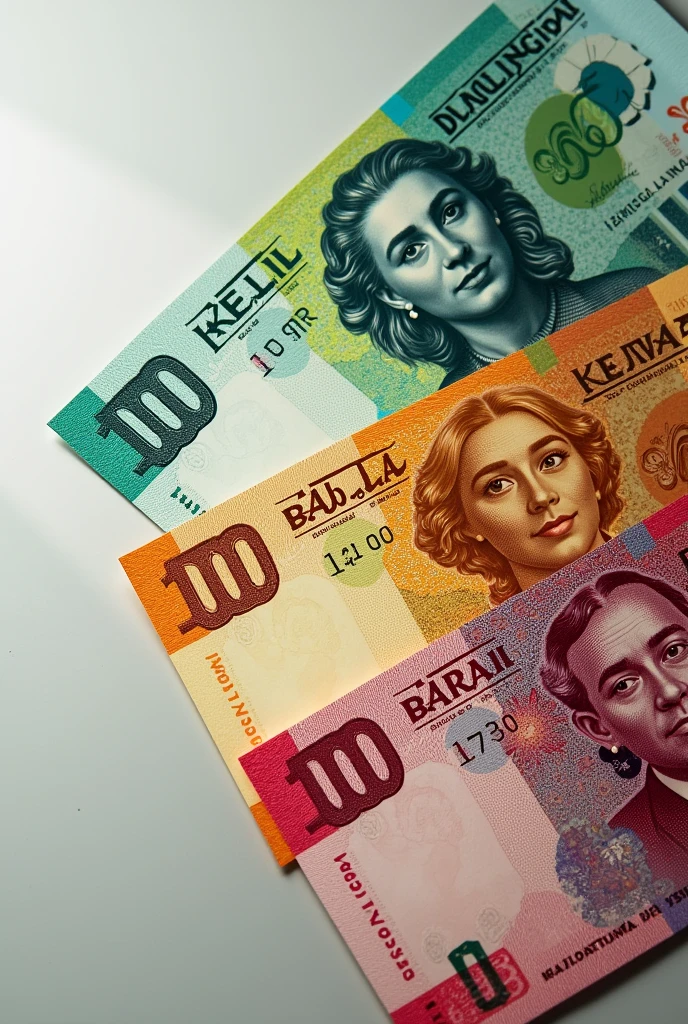 create an eye-catching and striking image of real Brazilian money