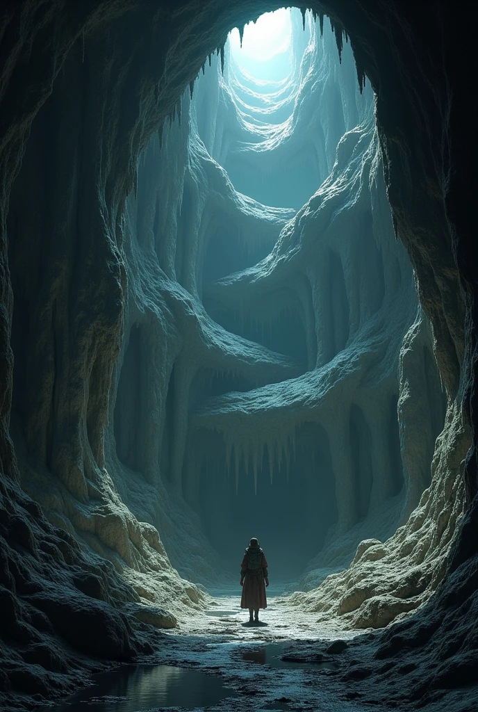 create some paths inside a cave, make the cave more closed