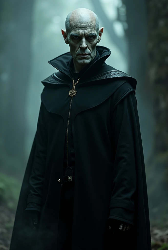 Michael Jackson dressed as Voldemort