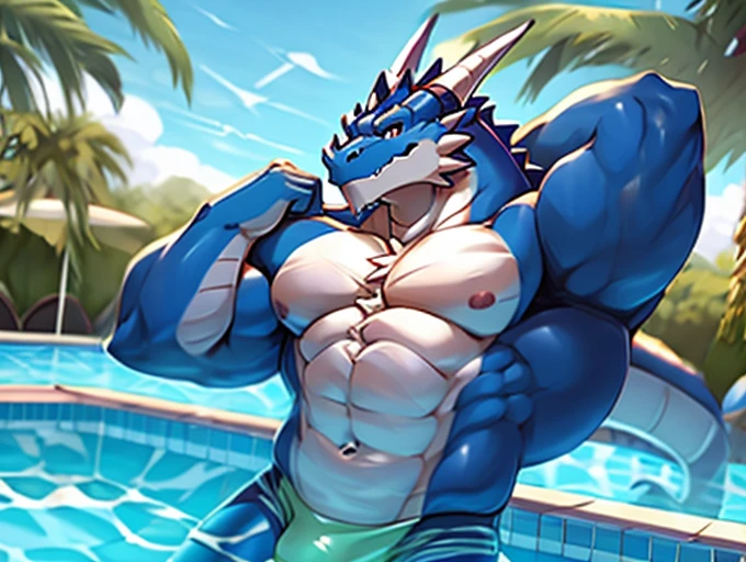 dragon private pool swimsuit naked dick