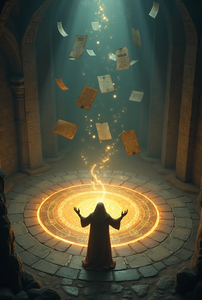 magic circle、Spell documents。