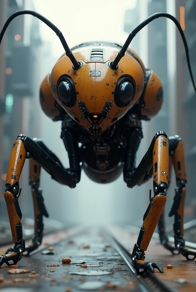 Ant robot  eye  body  big big 
