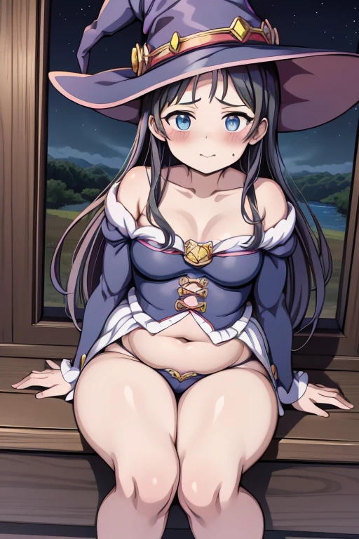 A screenshot of a witch costume sitting on a cloud, Frivolous anime witch casting a spell, Witchcraft Witch Battle, Witch Academia, Sky Witch, witch girl, Spell Casting Pose, mechanized witch girl, Splash art anime , Bright Witch, Fantasy Game Spells, Epic magical girl characters, Classic witch, Cast epic spells pubic hair、Paisuu、プーシーキャット