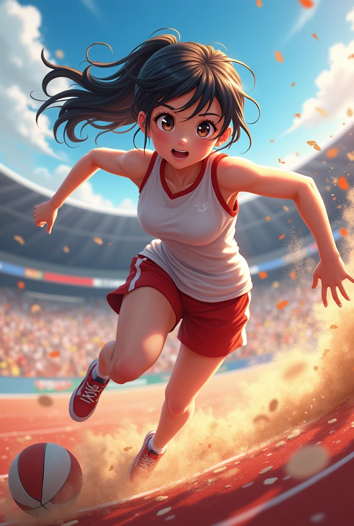 anime girl sports