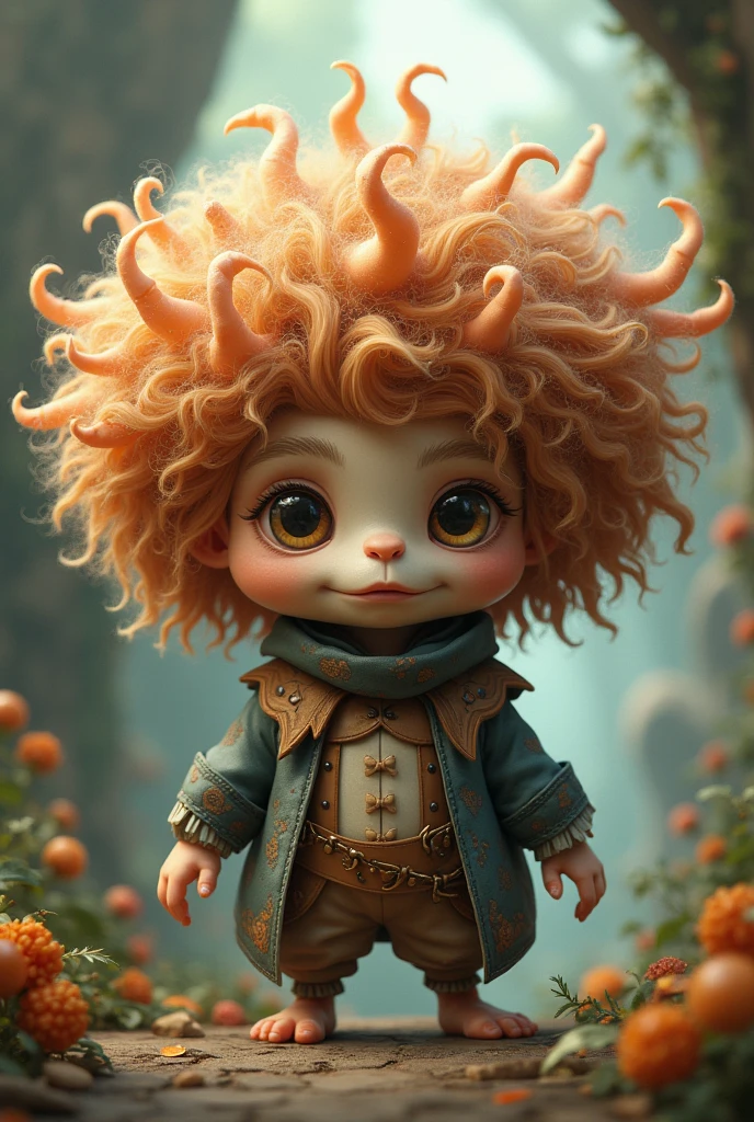 Smigol with wig