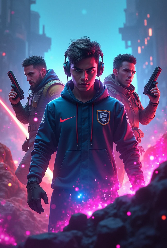 Create a gaming banner.
In banner format