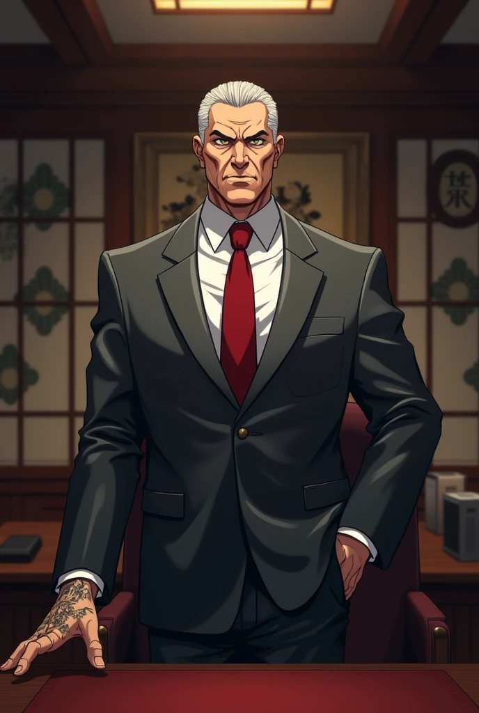 yakuza male anime boss