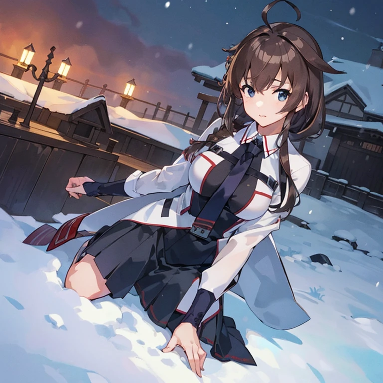 ShigureKaiSanCasualKC,
(masterpiece:1.4),(best quality:1.4), (premium:1.4), (great illustration:1.4), (ultra-detailed:1.4),(art CG, 8K),KonishiCSA,1girl,solo,full body,
Snow Scenery
