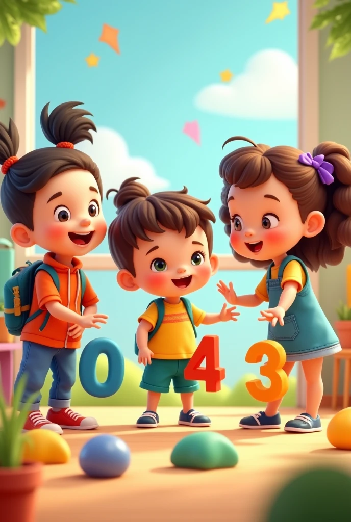 Counting, counting, 1, 2, 3,
Look how fun this can be!, for kids