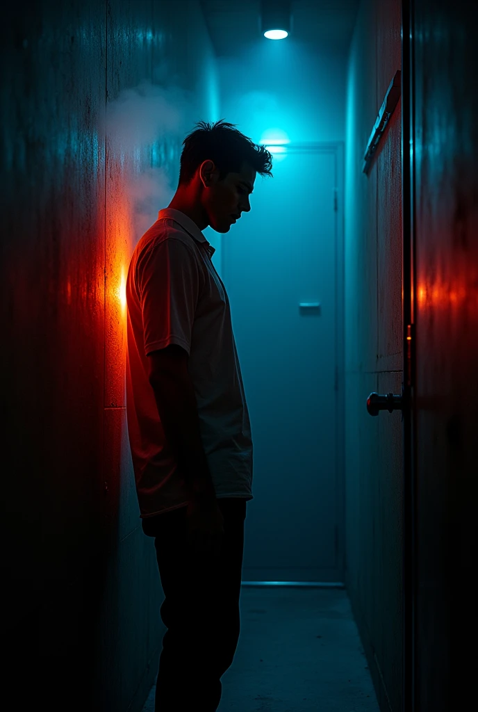 A COLOR PORTRAIT IN A DARK HALLWAY. Task: take a picture of the model on an imperfect background, making it black with the help of light so that only the silhouette is visible
1) we put the model a meter from the wall so that there is no light on the wall
2)We choose the pose of the model, focusing on the profile and the crown
3) let the light through:
• Install the indicator light on the panel, viewfinder (LED 198) + screen: at a slight angle to the screen of the model
• Second light source on the screen, photographer (LED 198) + yellow screen: at a slight angle to the light, something inside
From us, you can look at the picture for a long time and not change it.Cameras: 1/100 sec, f/4.5, ISO 250, Nikon D4 + Sigma 35mm f/1.4, sharp focus, emitting diodes, smoke, artillery, sparks, racks, system unit, motherboard, by pascal blanche rutkowski repin artstation hyperrealism painting concept art of detailed character design matte painting, 4 k resolution blade runner