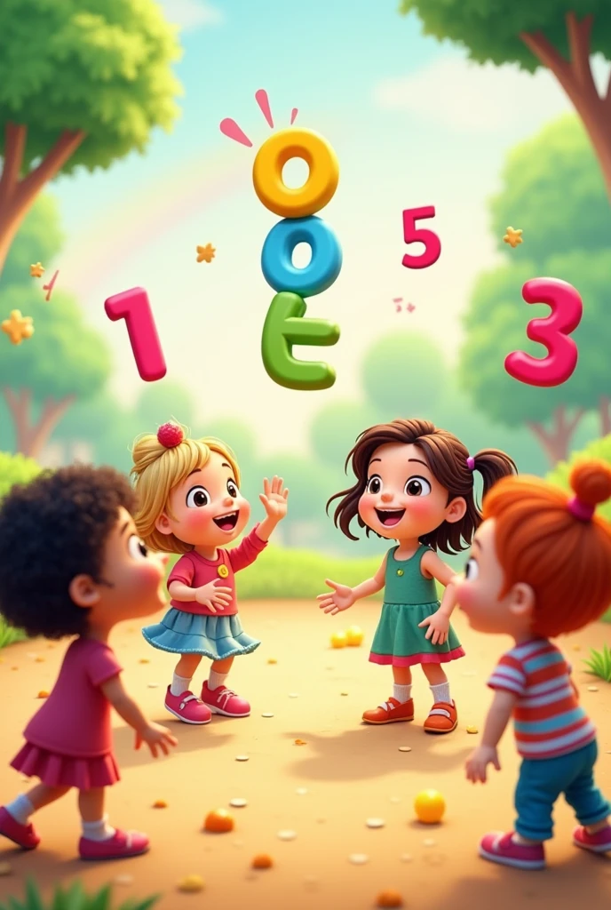 Counting, counting, 1, 2, 3,
Look how fun this can be!, for kids