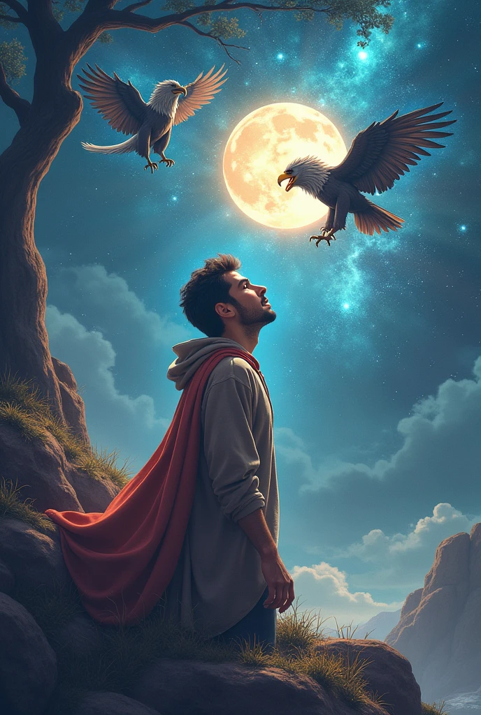 Syrian guy dreaming in tiktok gifts lions weals and eagles