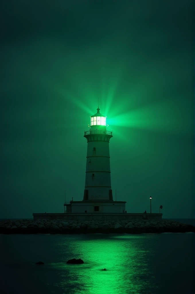 Logo green Lighthouse lights
