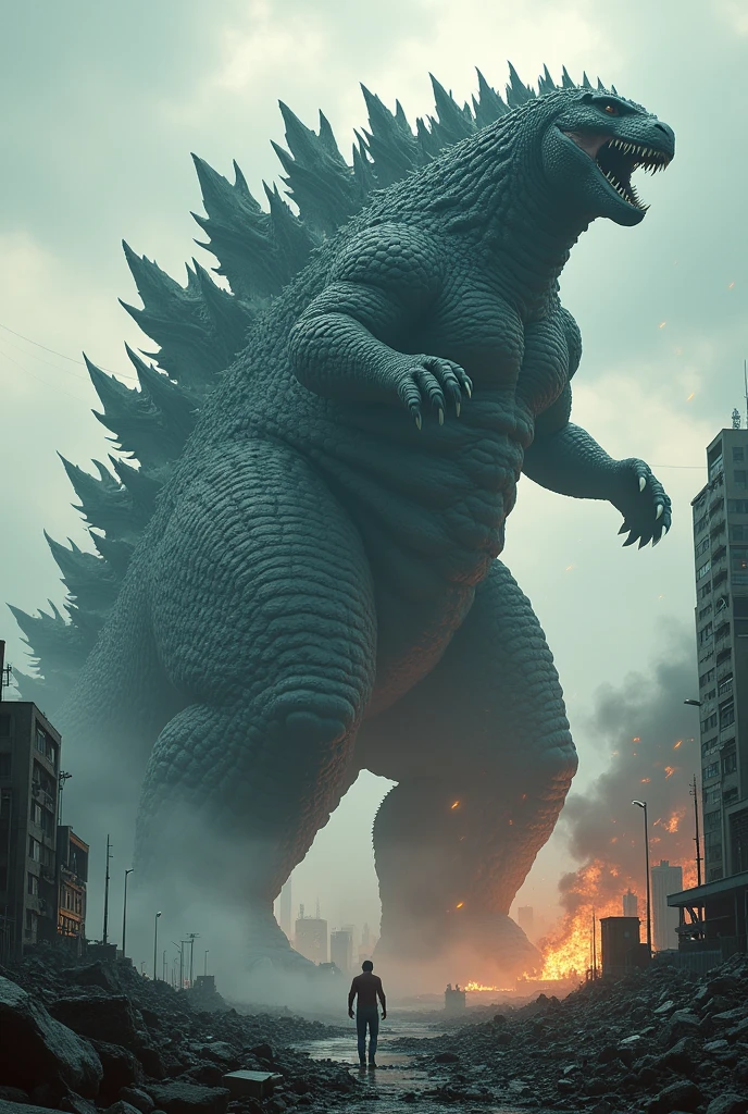 (Make a godzilla)