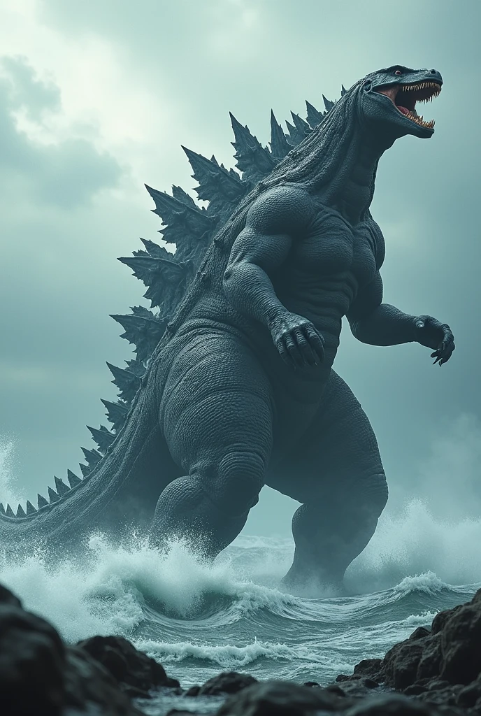 (Make a godzilla with a huge ass)