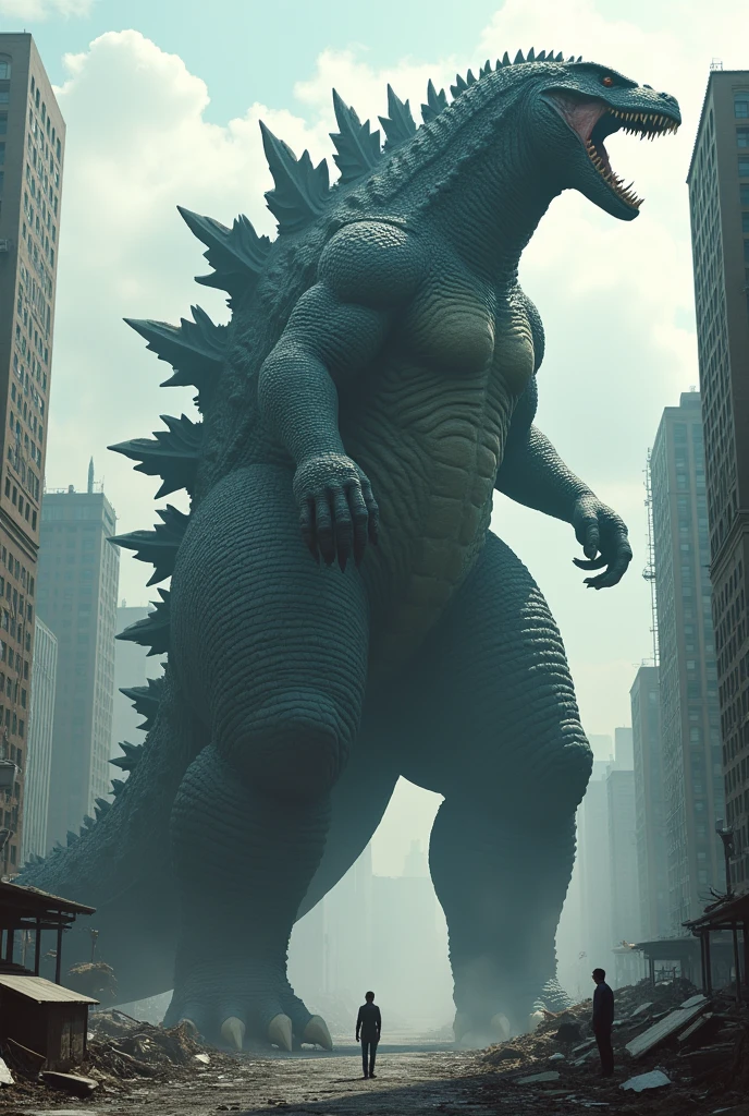 A godzilla with a big ass