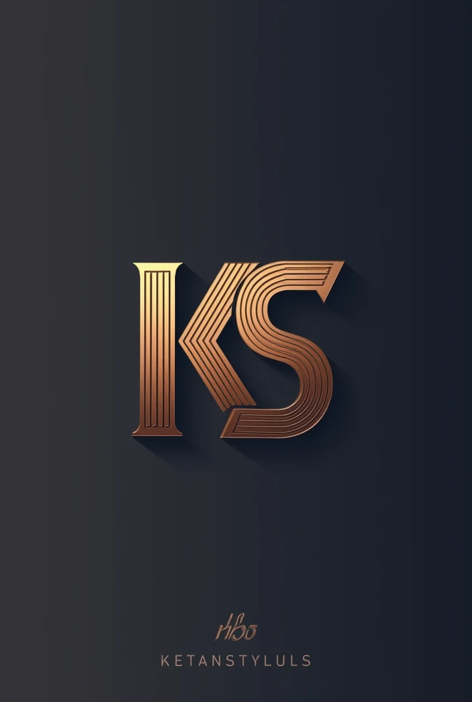 Create me a logo with these two letters ks 