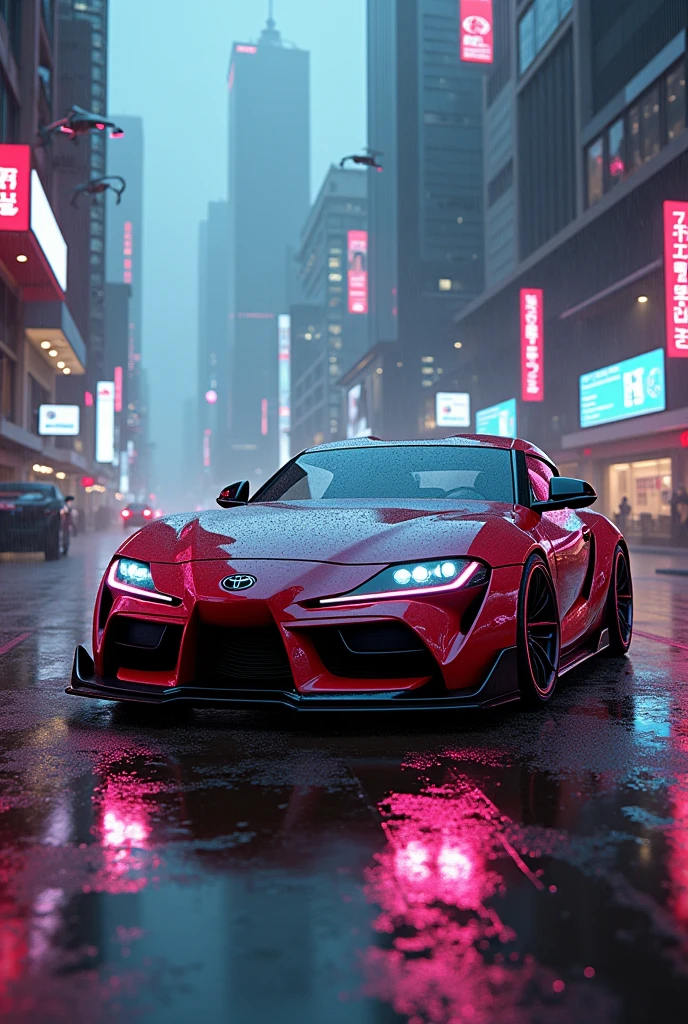 Toyota Supra cayberpunk 