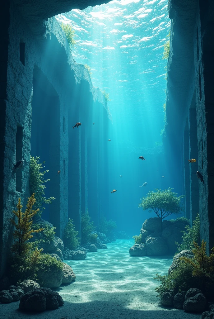 Put a room under water 