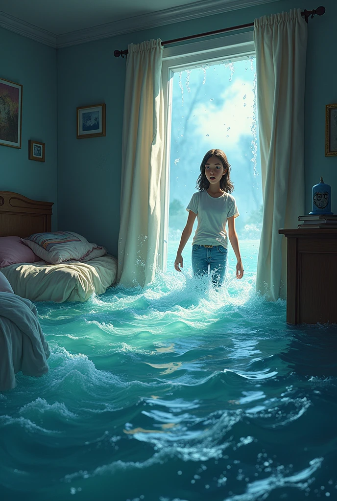 Flood a bedroom