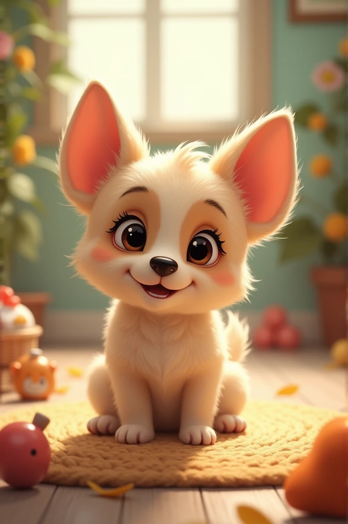 Once upon a time there was a dog named Max. Max was little, with big ears and cotton-soft fur.