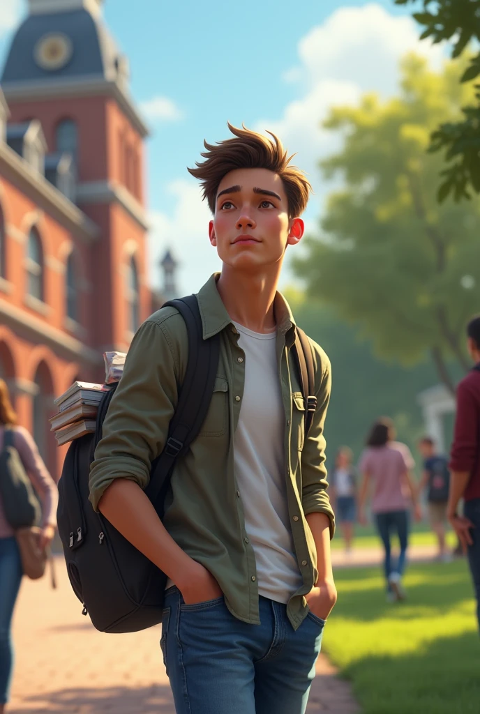 university student male
