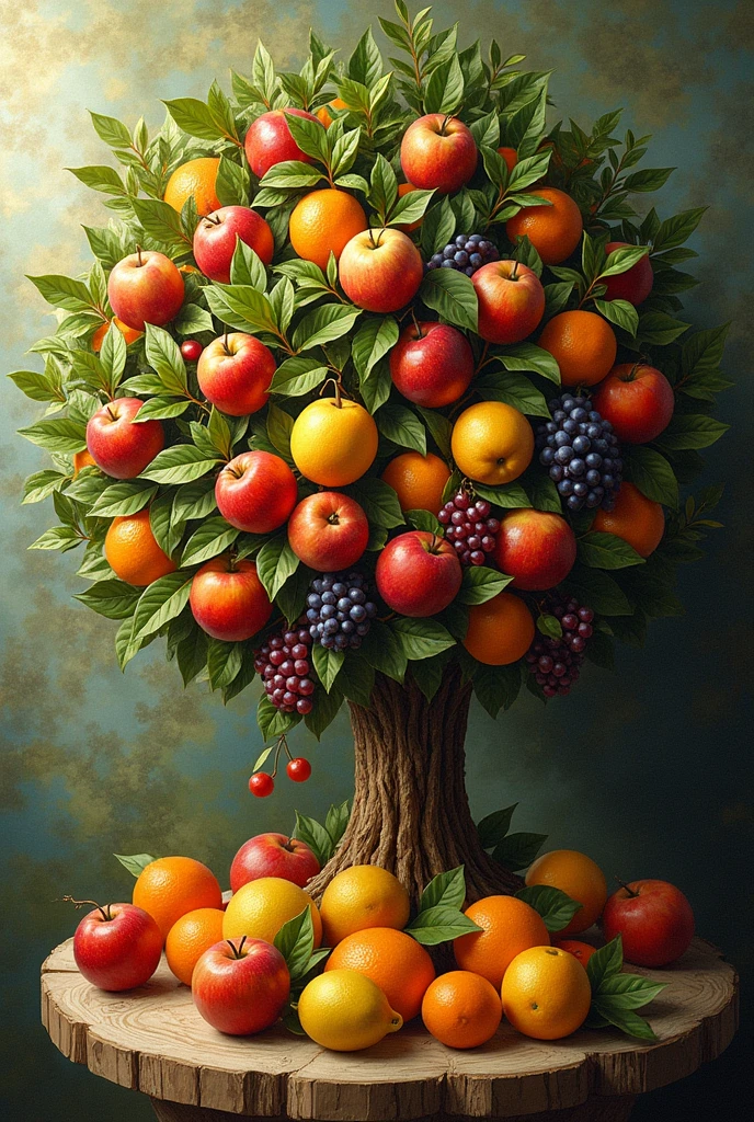 (masterpiece), Highest quality, Highest quality, Fruit Basket Tree、