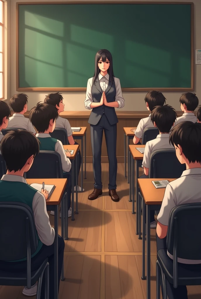 Students who perform in respect towards someone who is speaking in front of the class and in the same way from the teacher 