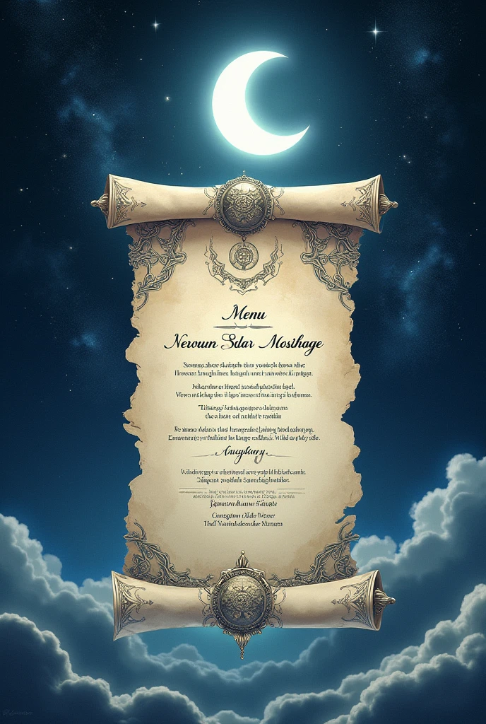 Baltic god menu of the moon