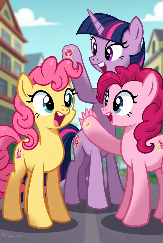 Apple Bloom Back:Cutie Mark!!! and Sweetie Belle Back:Cutie Mark!!! and Scootaloo Back:Cutie Mark!!!