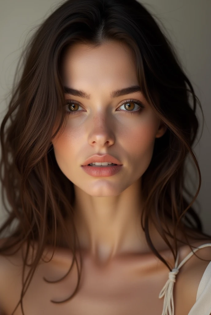 brunette woman