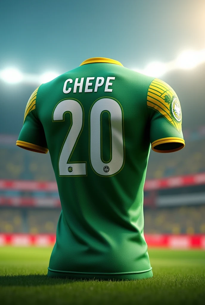 Animated image of football shirt Palmeiras number 20 name CHEPE