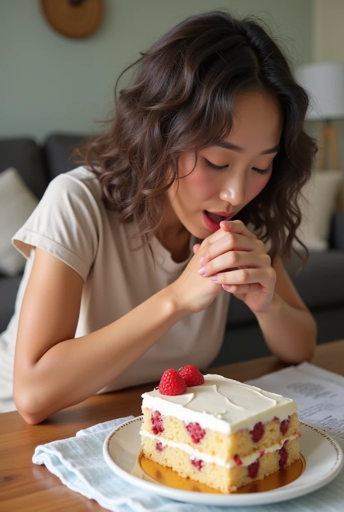 It's Father's Day and Selina Imai is trying to make her adoptive dad a cake that she successfully failed. So now she uses her oral-vaginal abilities, and pleases her dad by giving him a blowjob and riding his dick with her pussy.