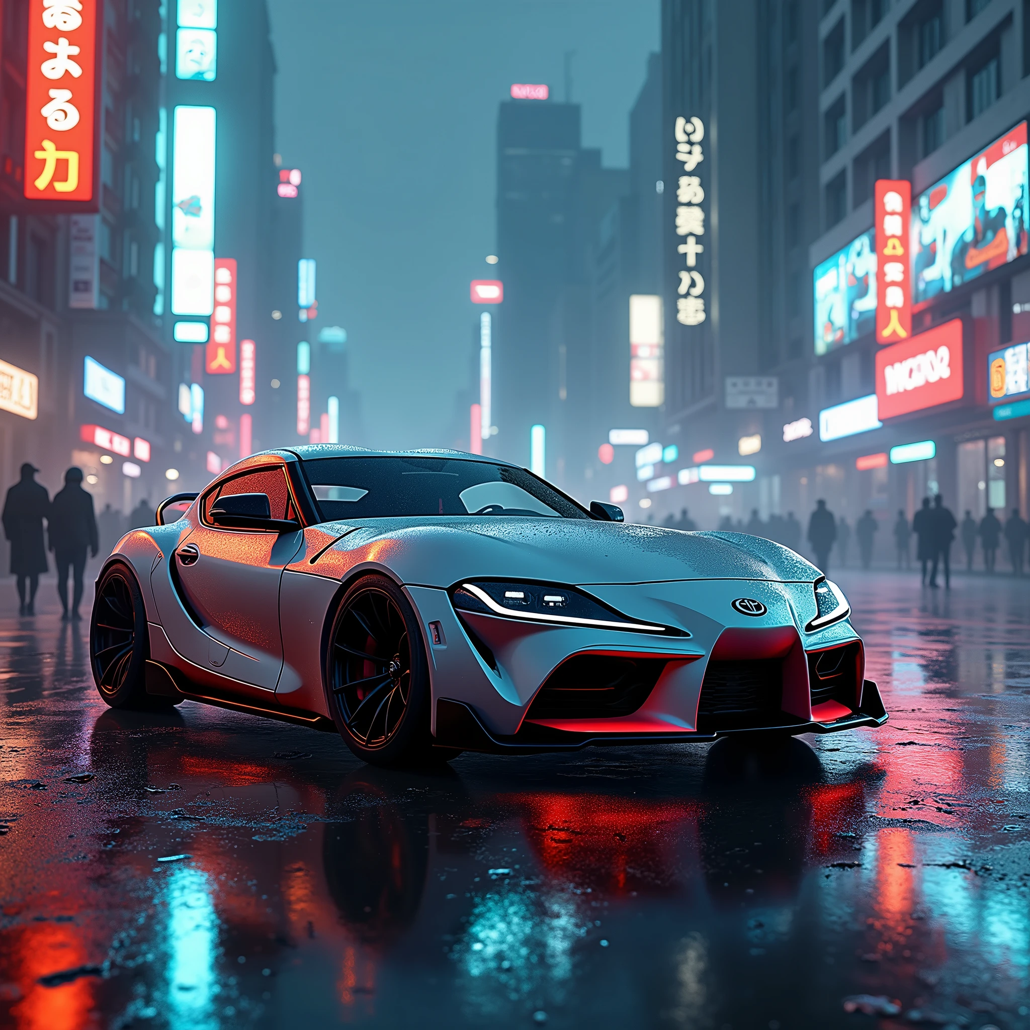 Toyota Supra cayberpunk