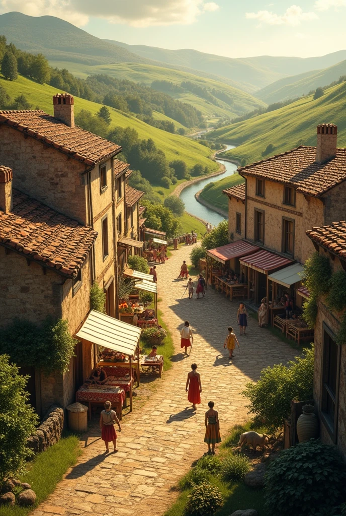 a french village in 225 BC photo